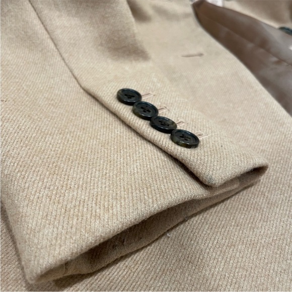 J.Crew Regent coat topcoat in double-serge wool camel tan size 2 - Picture 11 of 16